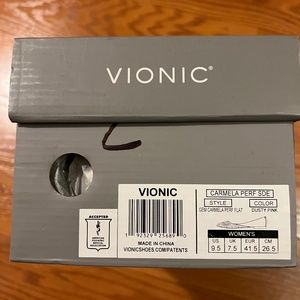 Blush Vionic Flats size 9.5 brand new in box